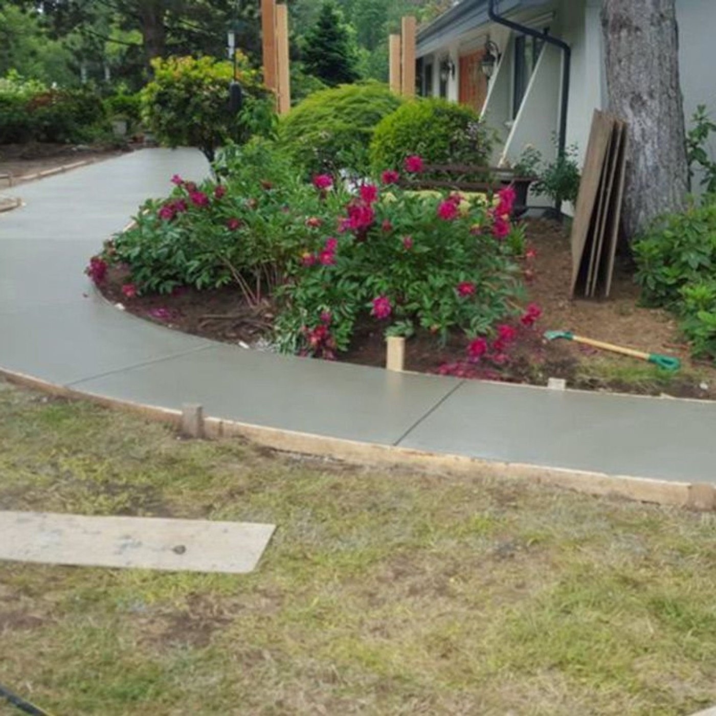 Finished concrete work by Coastal Concrete